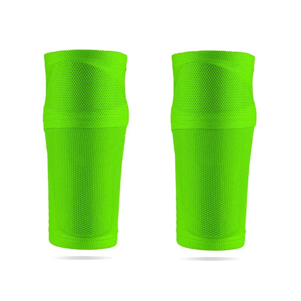 1 Pair Sports Safety Shin Pads Sleeves Breathable Football Shin Holder Instep Socks Nylon Leg Guard Sleeves for Kids Boys Men
