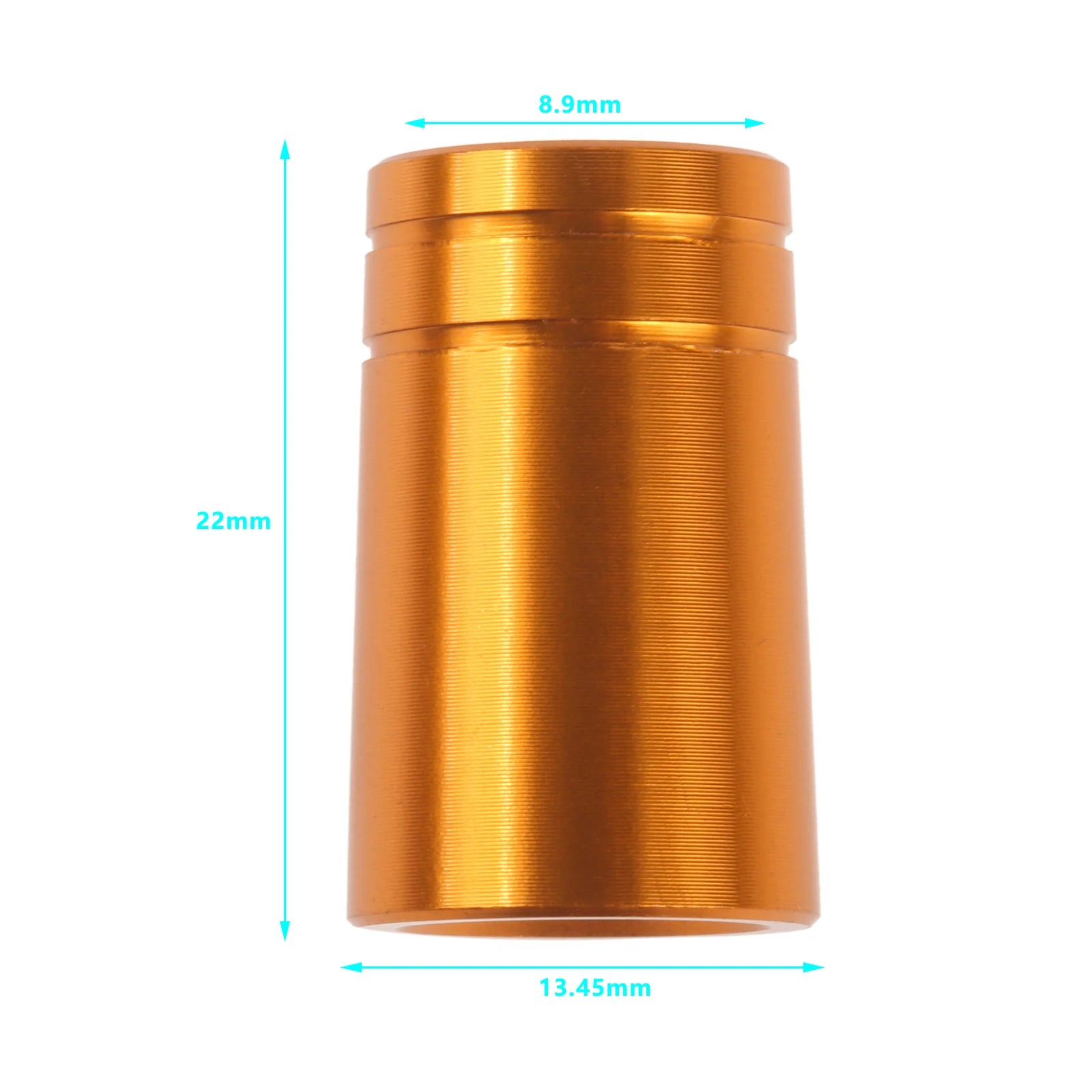 10Pcs Aluminum Alloy Golf Ferrules for 0.335,0.350,0.370 Tip Irons Shaft Adapter Sleeve Ferrules Club Shaft Ball Connection Ring