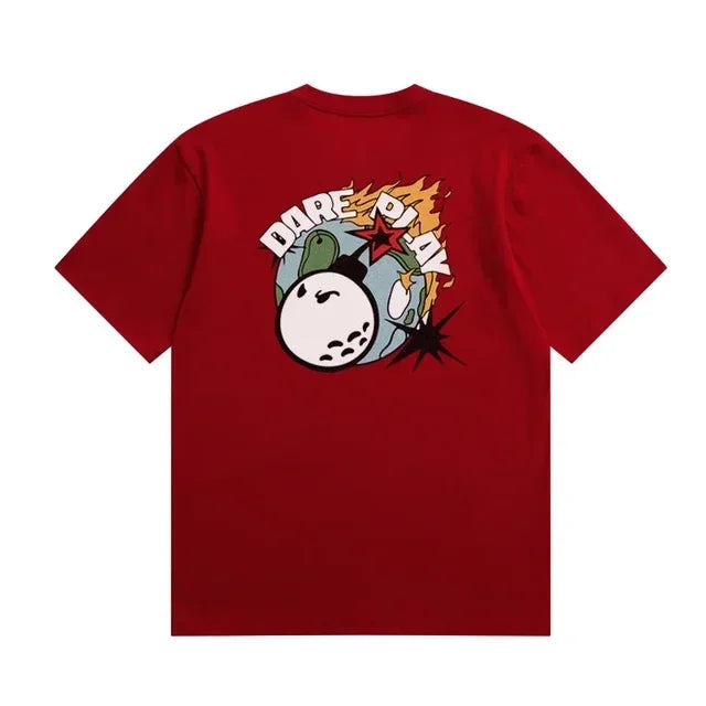 Dareplay Golf T- Shirts Summer 100% Cotton 24 New Men's and Women's Universal Golf T-shirt Outdoor Short Sleeve Top Golf Clothes