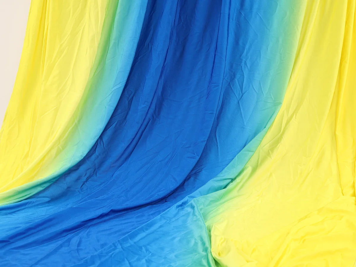 Knit Spandex Ombre Fabric for Dancing Dress Sportwear Yoga Clothing Stretch Lycra Fabric 58" -By Yard