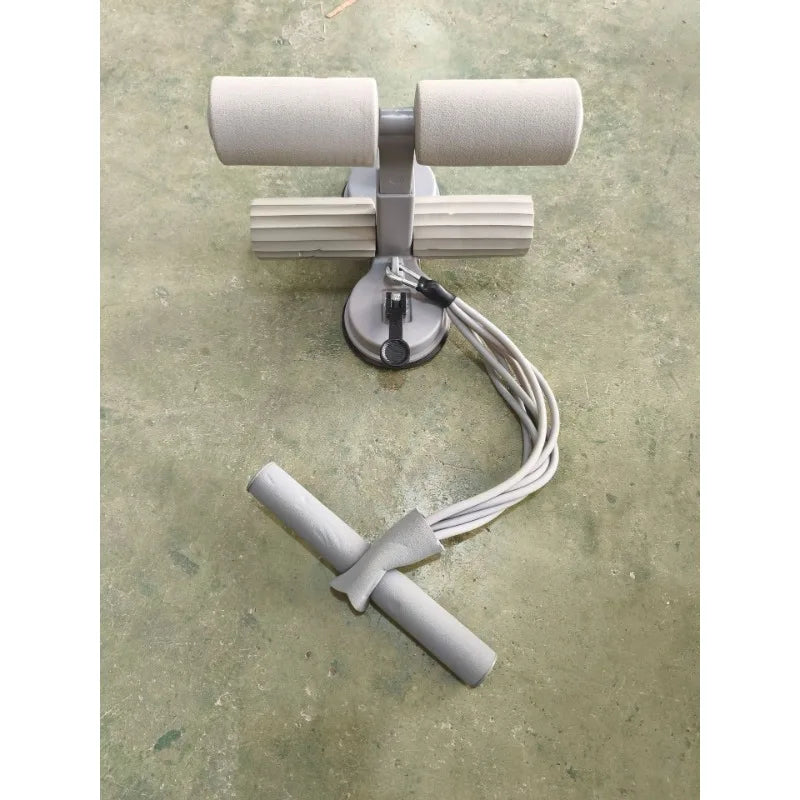 Sit-up aids double suction cups with drawstring fixed home midterm roll abdominal artifact fitness equipment for home use