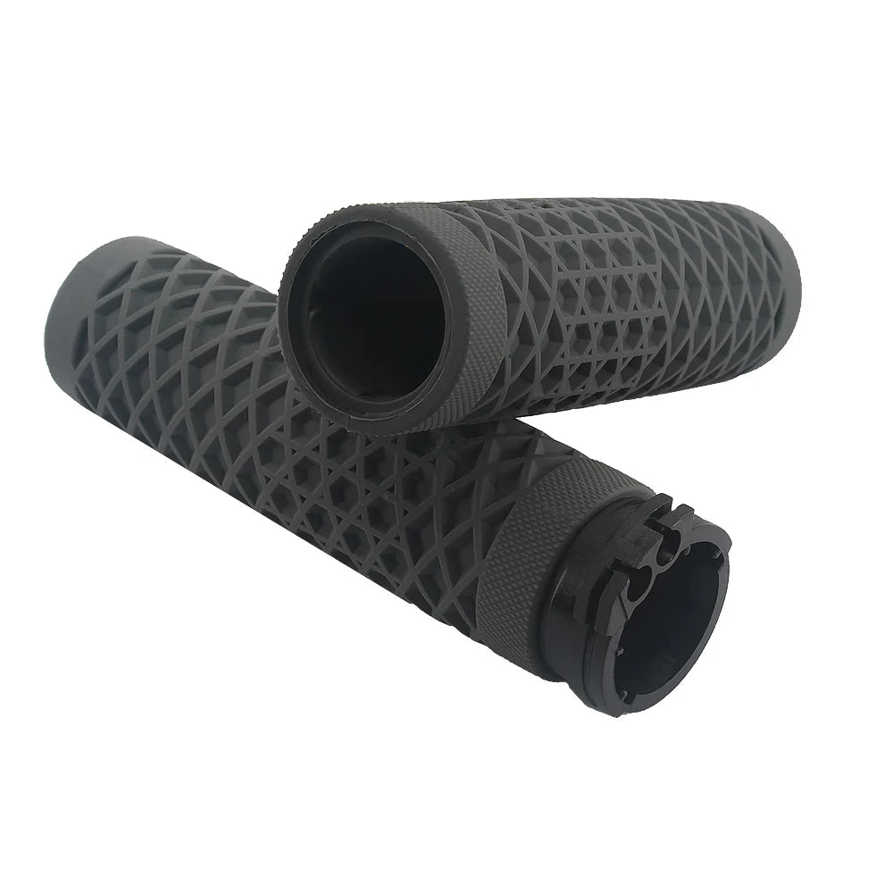 Motorcycle Handlebar Hand Grips 1" 25mm Rubber Handlebars For Harley Sportster 883 1200 Softail Slim Fatboy Touring Street Glide