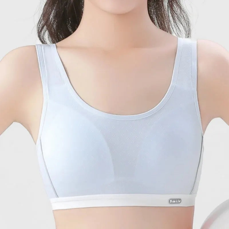 Children Girls Sports Vest Bra Kids Breathable Training Underwear for 7-12 Years