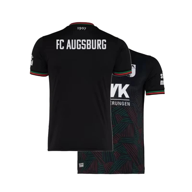 Soccer Match Training Jersey Men Women Clothes Augsburg Home Jersey Breathabe Quick-Drying Oversized Sports Casual Daily Tops