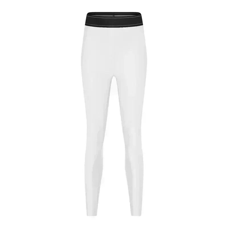 al Yoga clothing sports suit women high elastic hip lifting leggings thin fitness yoga pants shockproof gathering sports bra