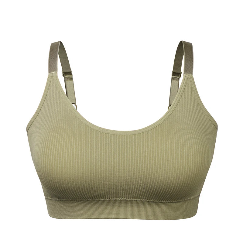 Sports Yoga Bra Women Seamless Padded Sports Bra Fitness Running Gym Bra Sports Underwear Push Up Sport Bra for Cup A B
