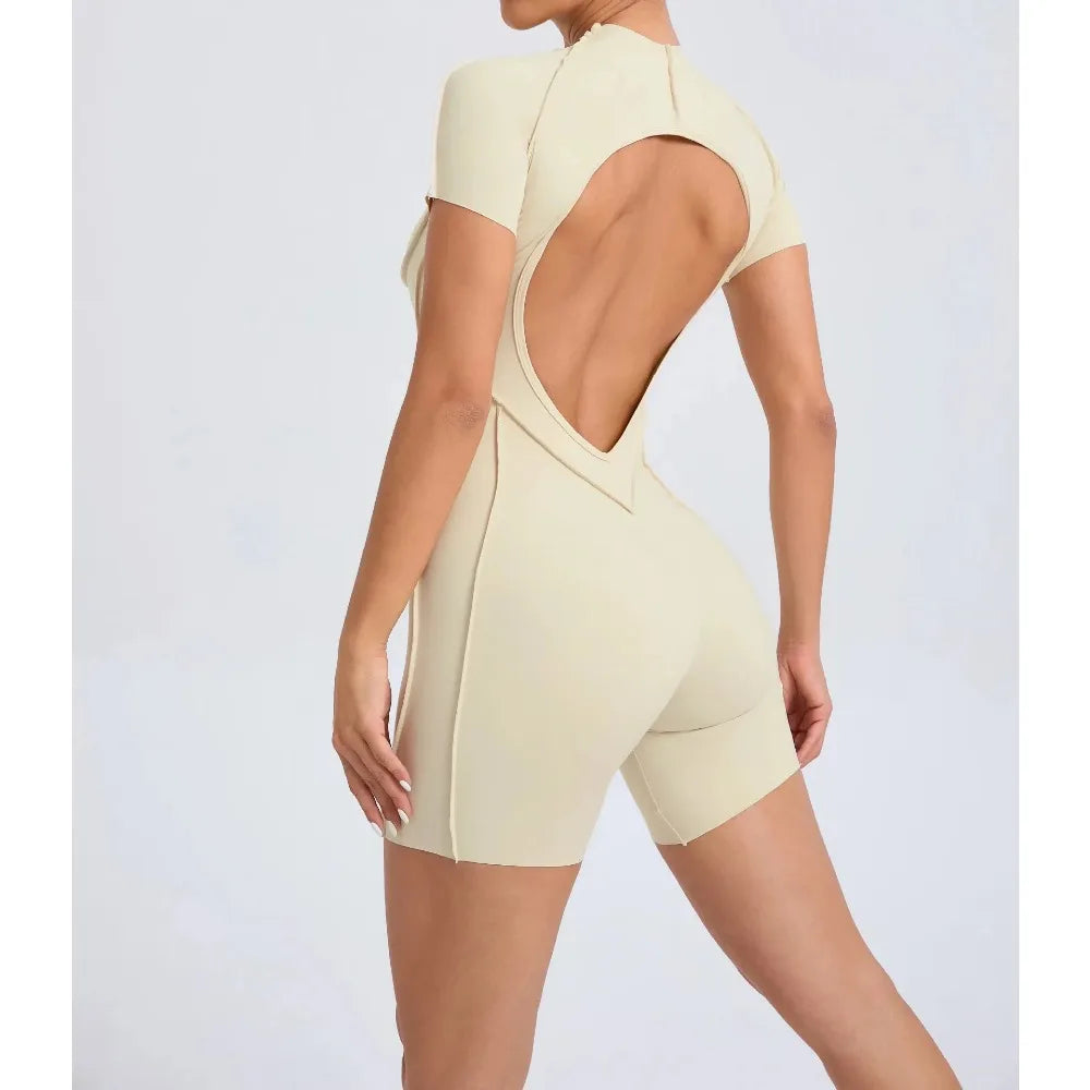 Yoga Suit Fitness Suit Athletic Wear Yoga Set One-Piece Sexy Women Gym Jumpsuit Sportswear Sportswear Women's Clothing Gym Kit