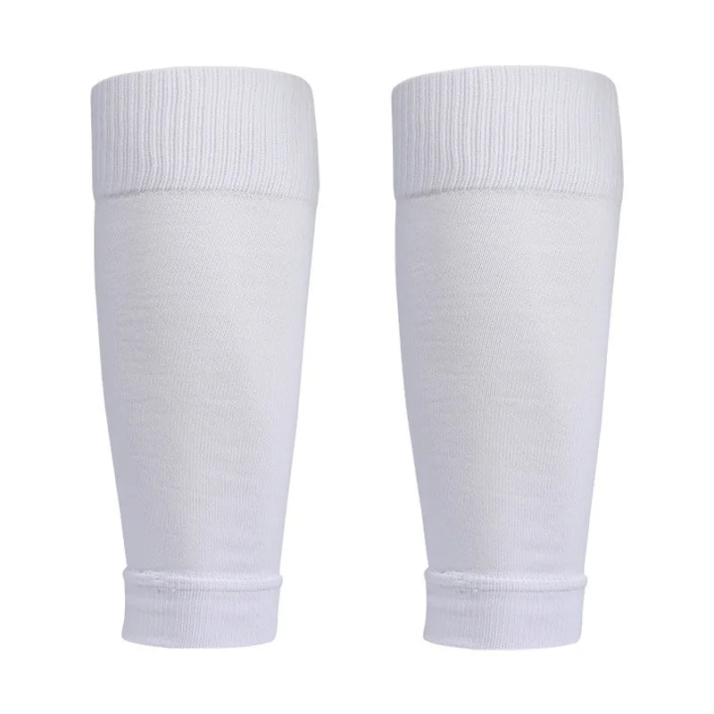 1 Pair Sports Safety Shin Pads Sleeves Football Shin Holder Instep Socks Nylon Fitness Leg Guard Sleeves for Kids Boys Men