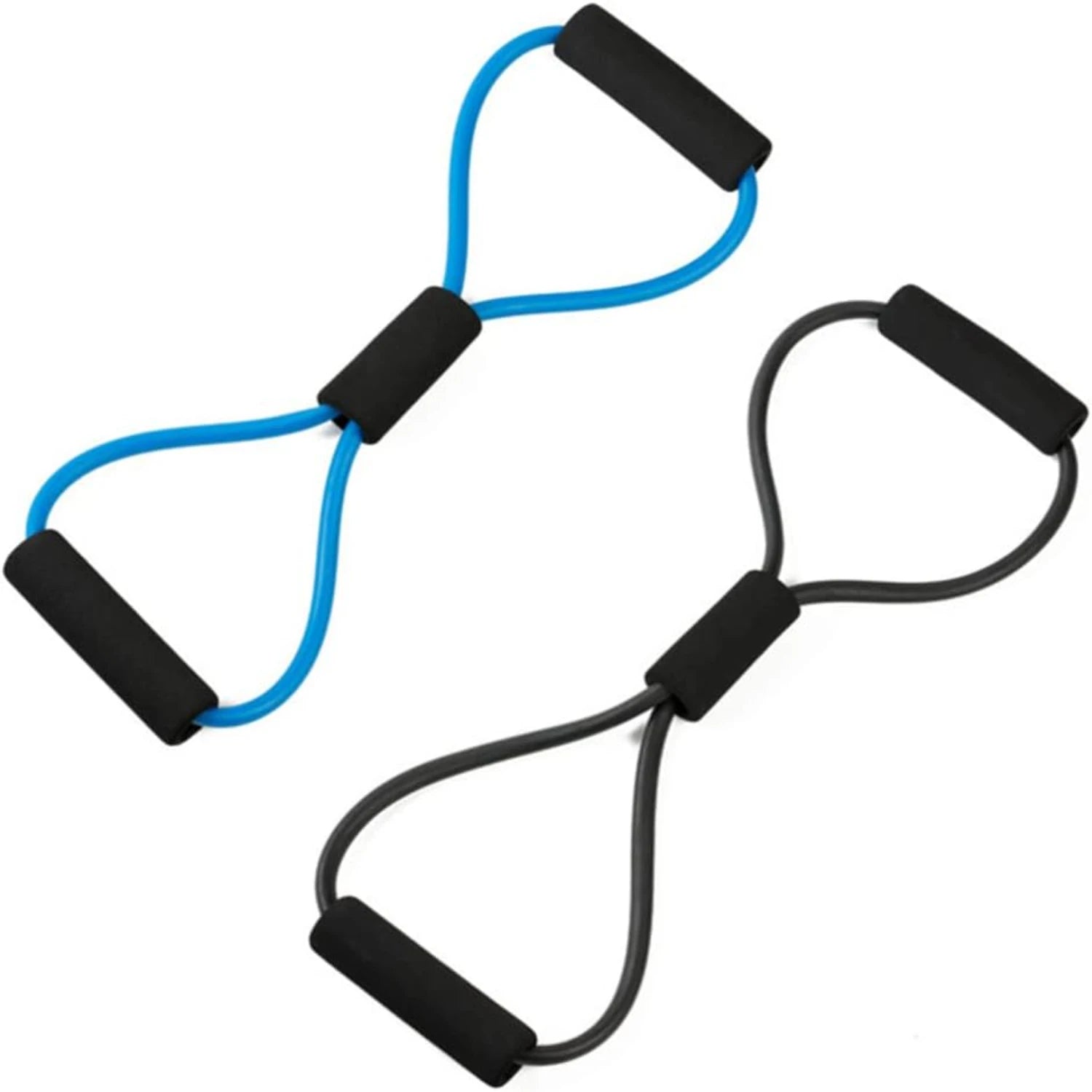 8 Word Elastic Resistance Bands Set for Muscle Training