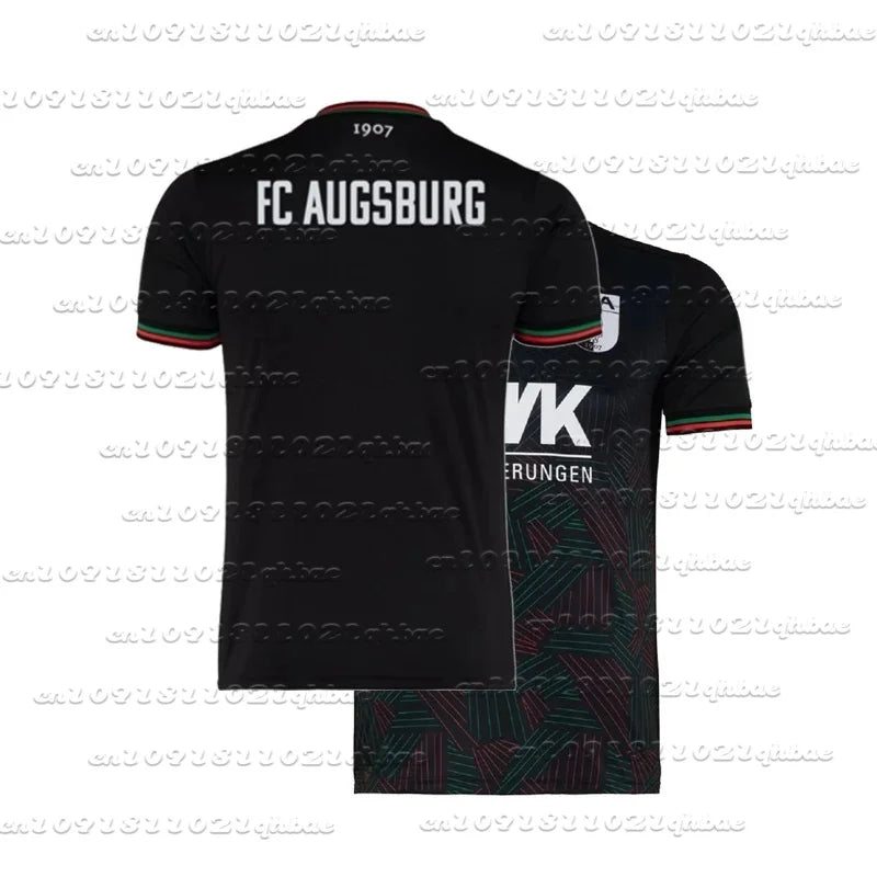 Soccer Match Training Jersey Men Women Clothes Augsburg Home Jersey Breathabe Quick-Drying Oversized Sports Casual Daily Tops