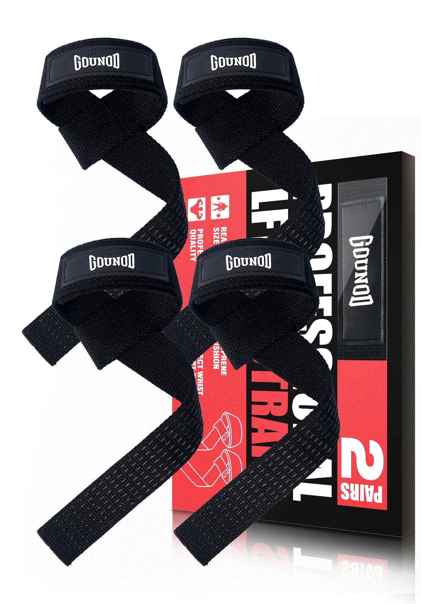 2PC/4PC/3PAIR Weightlifting Straps Anti-Slip Silicone Lifting Wrist Straps Strength Training Deadlifts Crossfit Hand Grips Wrist