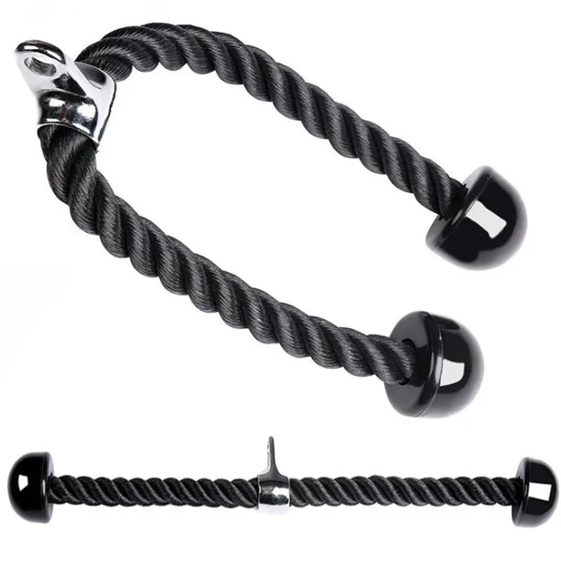 Tricep Rope Cable Attachment – Push/Pull Gym Handle