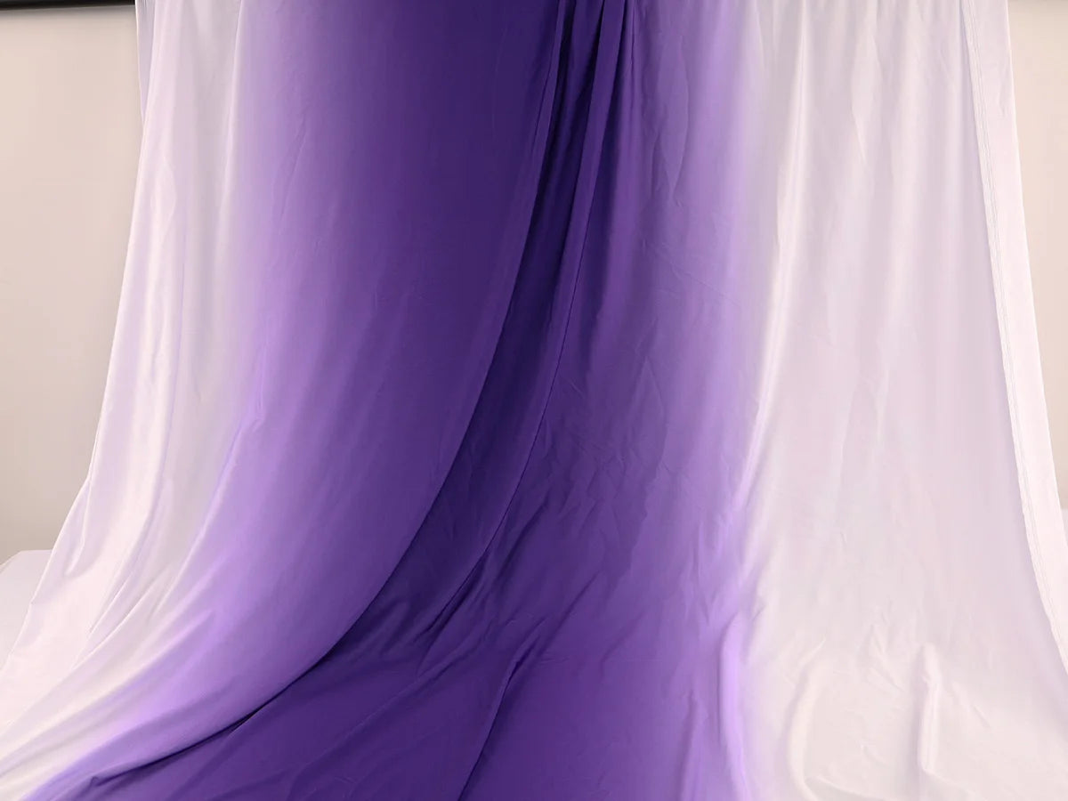 Knit Spandex Ombre Fabric for Dancing Dress Sportwear Yoga Clothing Stretch Lycra Fabric 58" -By Yard