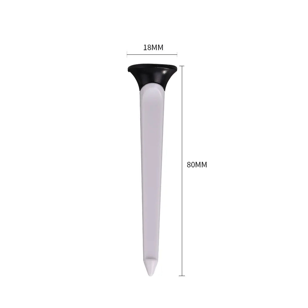 Golf Tees Training Ball Holder Kit for Outdoor Exercise - Durable Plastic and Rubber Tee for Increased Distance