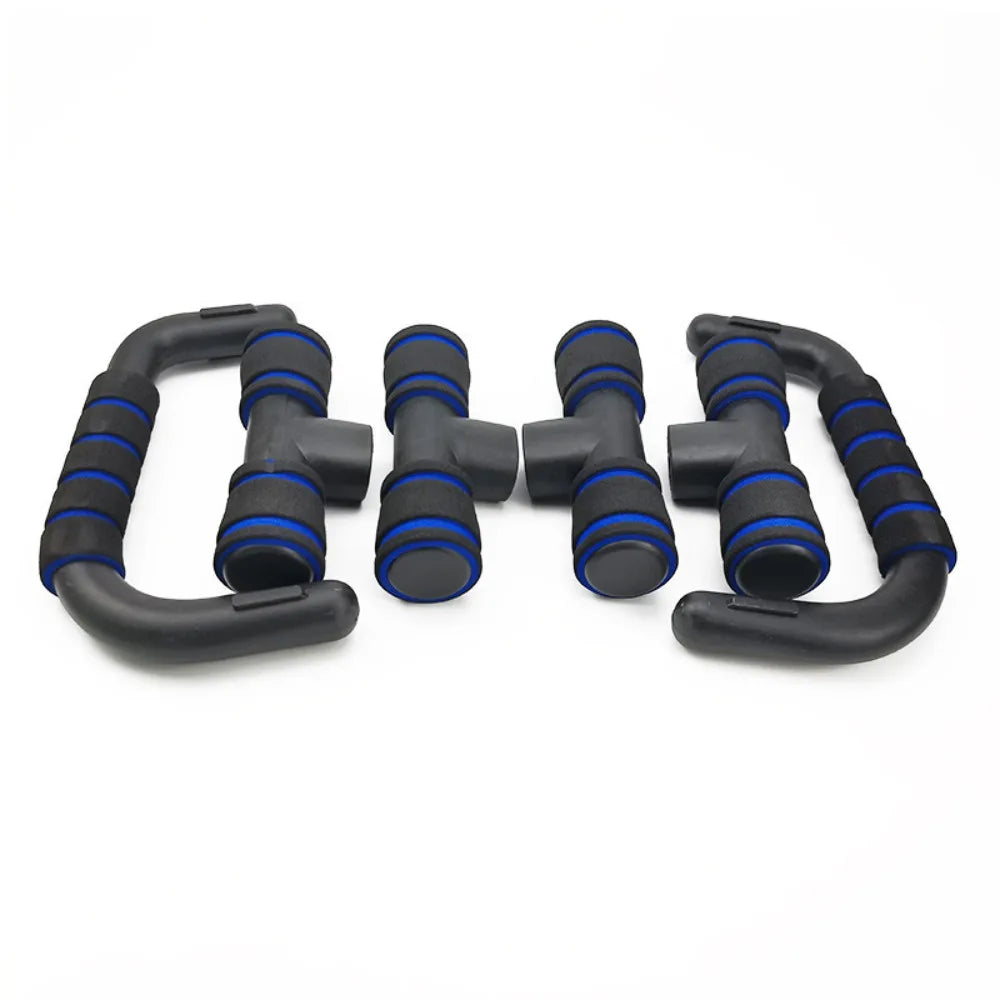 1 Pair of Gym Handles Non-slip Push-up Stand Strong Stable Pushup Bars Durable H-shaped Calisthenics Parallel Bars Fitness