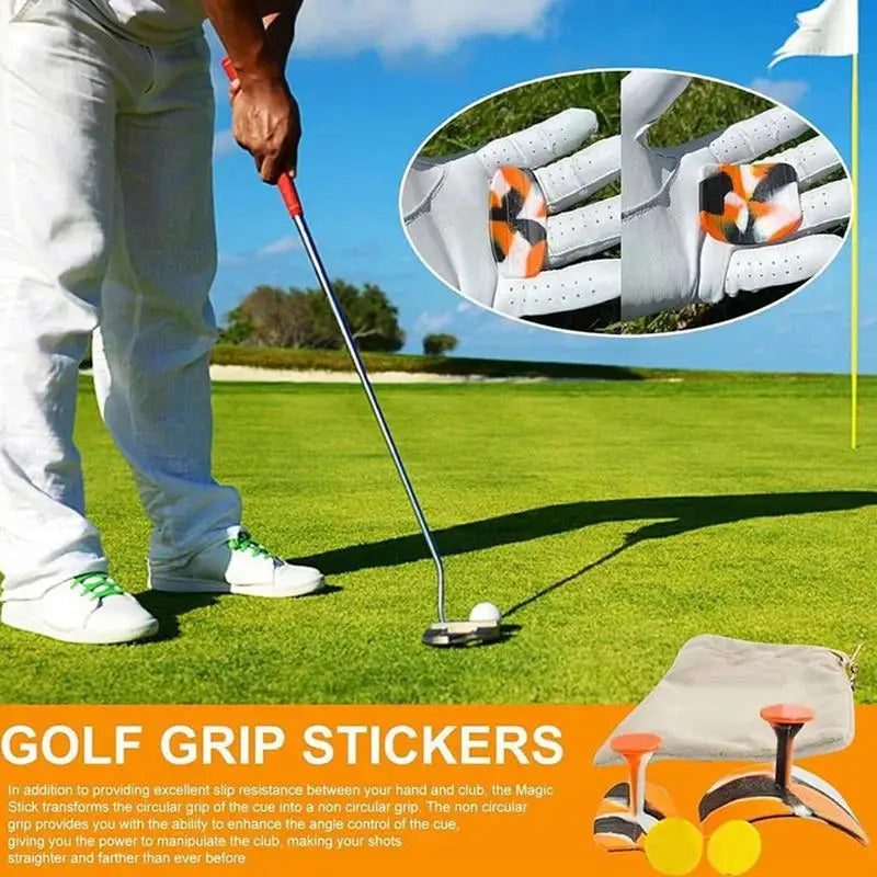 1Set Golf Club Grip Clinging Pad Comfortable Grip for Magic Golf Club Hand Grip Training Aid Anti-Slip Golf Accessories Gift