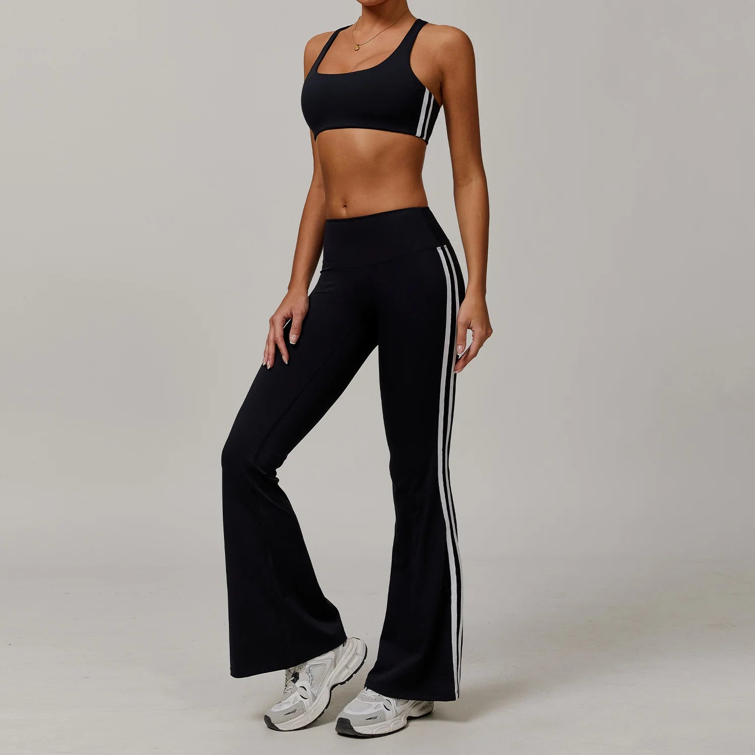 Yoga Clothes 2PCS Women Tracksuit Athletic Wear Pilates Fitness Suit Gym Workout Push Up Fitness Running Sports Bra Leggings Set