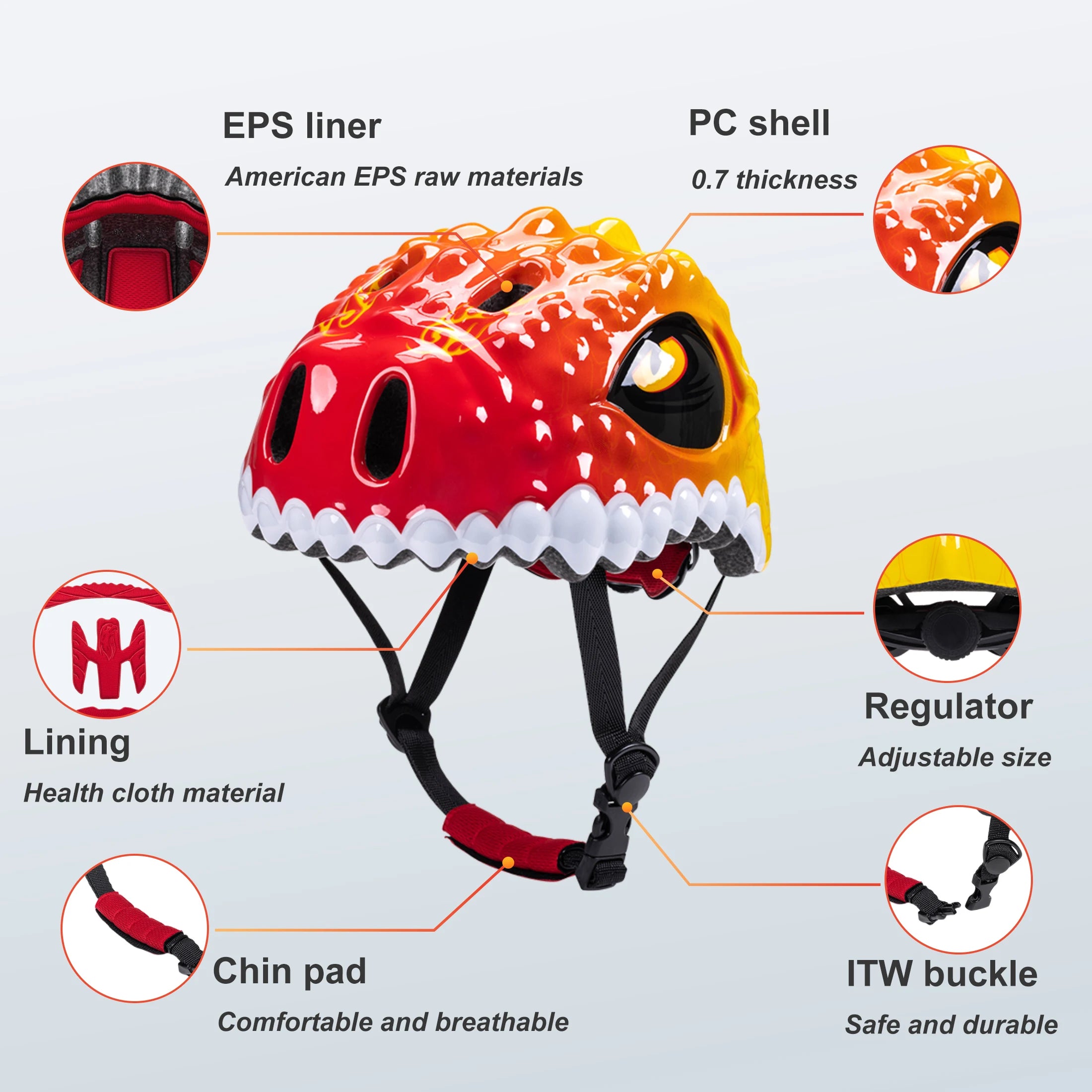 Seeker Children's Helmet Integrated Scooter Balance Bike Bicycle Helmet Outdoor Sports Safety Helmet Children's Bicycle Helmets