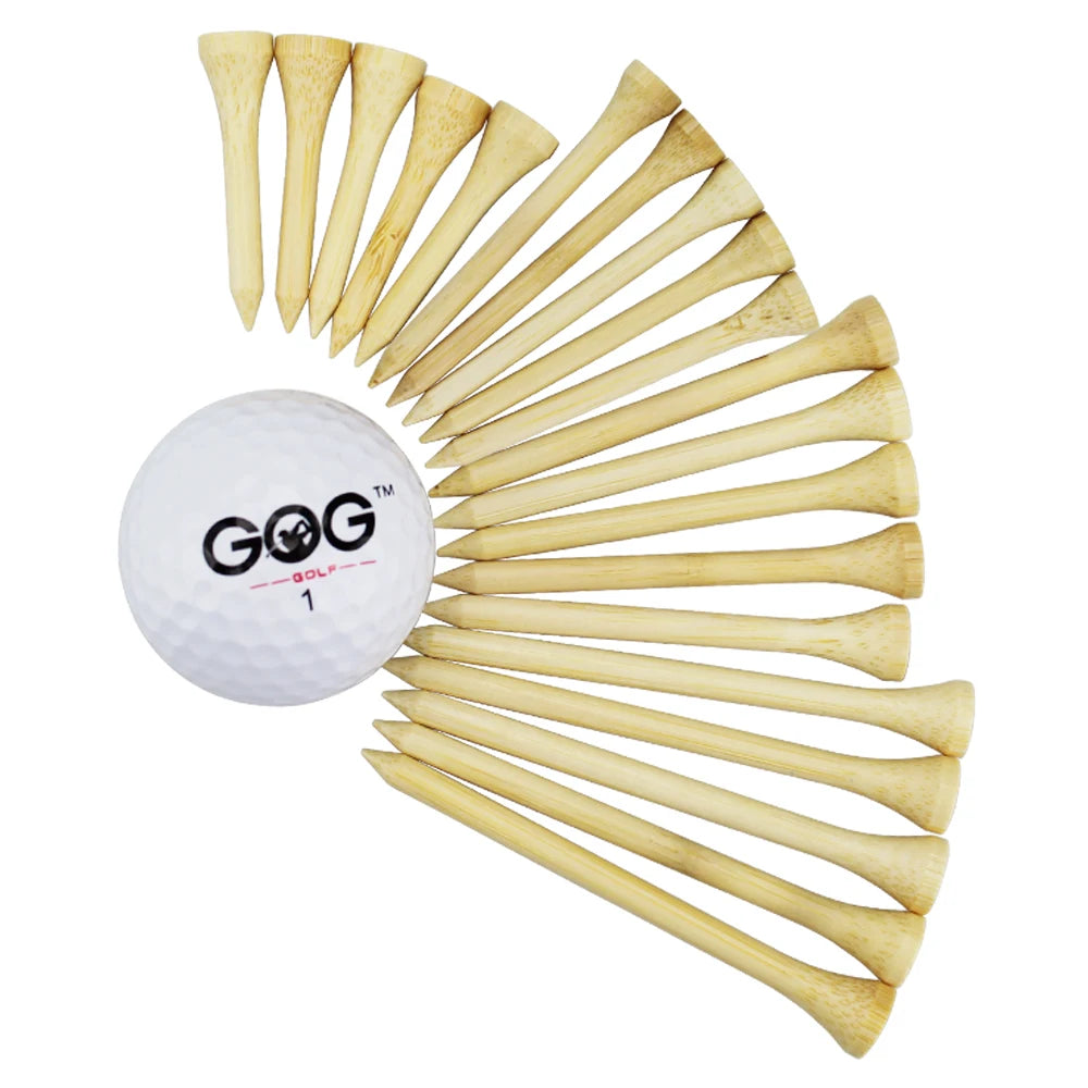 Bamboo Golf Tees Package of 1000 pcs 42mm 54mm 70mm 83mm Golf Tees Strong Tee Golf Ball Holder Drop Ship