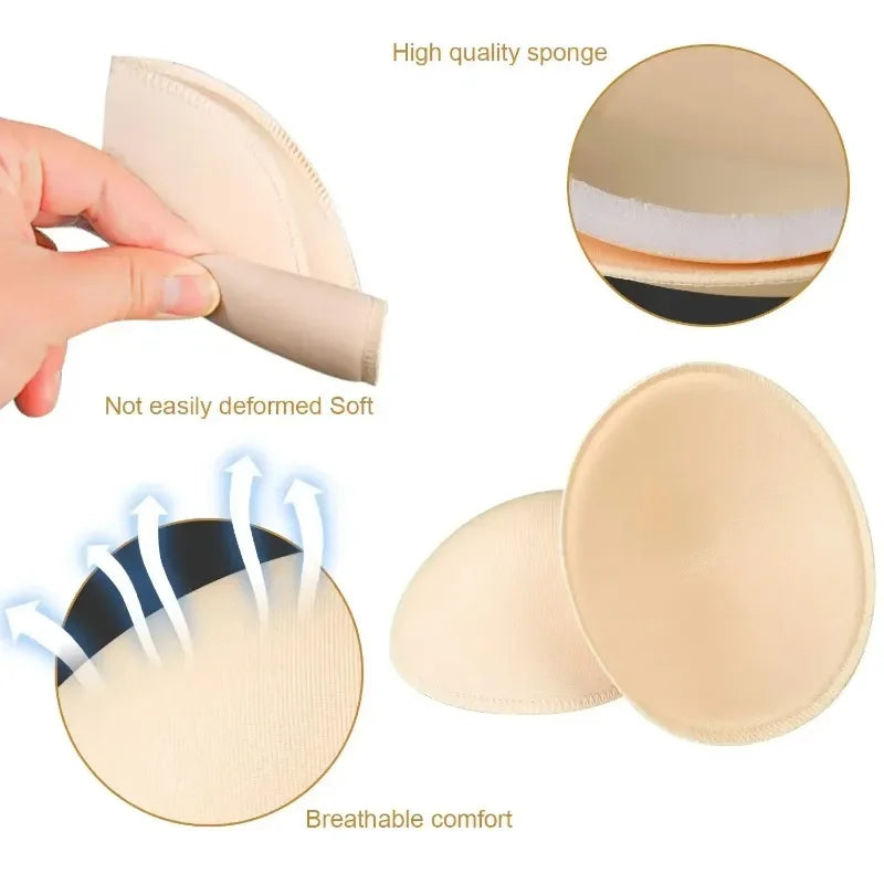 2-20pcs Soft Bra Pads Inserts Removable Bra Pad for Women Breast Push Up Enhancer Bra Pad Sport Bras Cups Insert Bikini Swimsuit