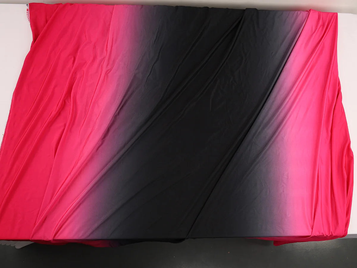 Knit Spandex Ombre Fabric for Dancing Dress Sportwear Yoga Clothing Stretch Lycra Fabric 58" -By Yard