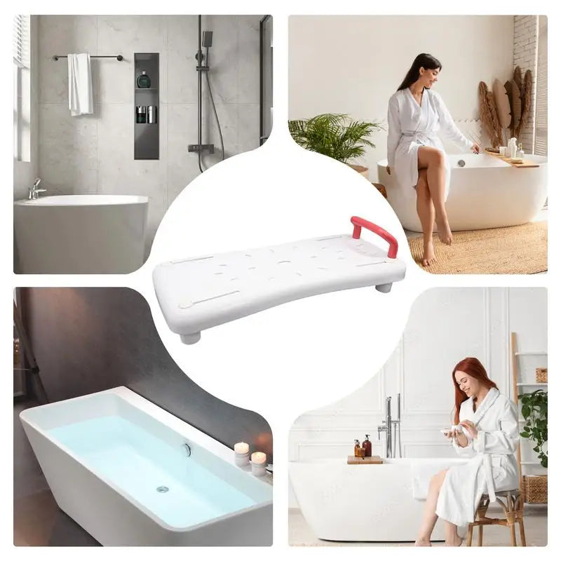 Bathtub Bench With Handle Bathtub Shower Board Seats Large Load Bearing Bathtub Shower Board For The Elderly Disabled People