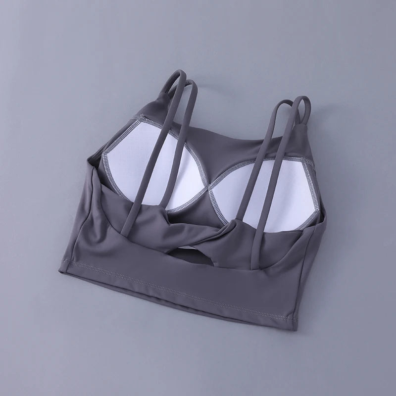 Girl High Impact Sports Bras Push Up Gym Underwear Fitness Workout Top Women Beautiful Yoga Bra