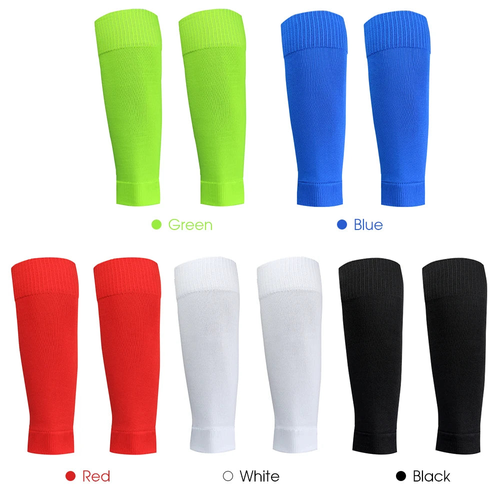 1 Pair Shin Guard Socks Men Women Soccer Shin Socks Football Calf Sleeves futbol