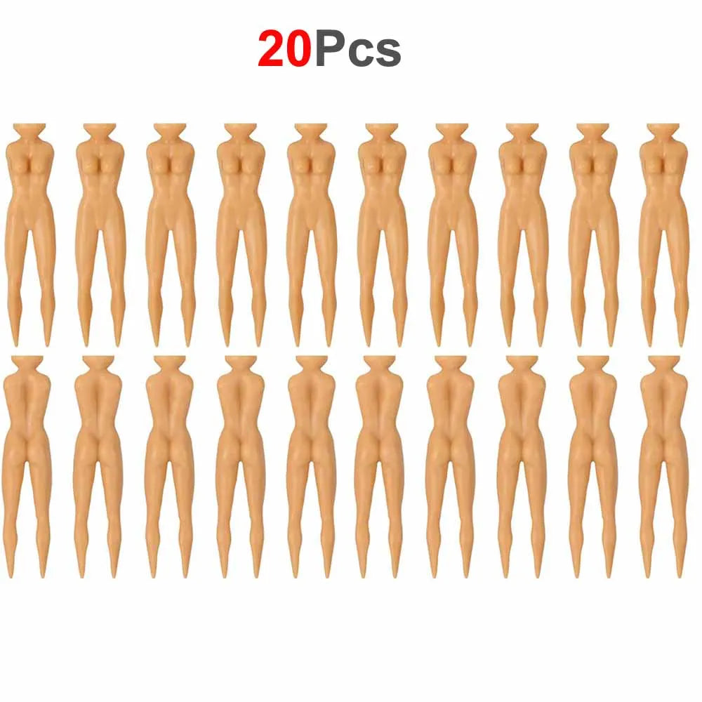 Pack of 20 Plastic Golf Tees Lady Tees Woman Golf Tees Nude Golf Tees for Golf Training