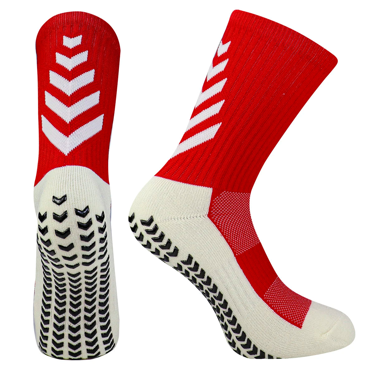 Football Socks Men Athletic Non Slip Soccer Socks Cushioned Breathable For Running Yoga Basketball Hiking Sports Grip Socks