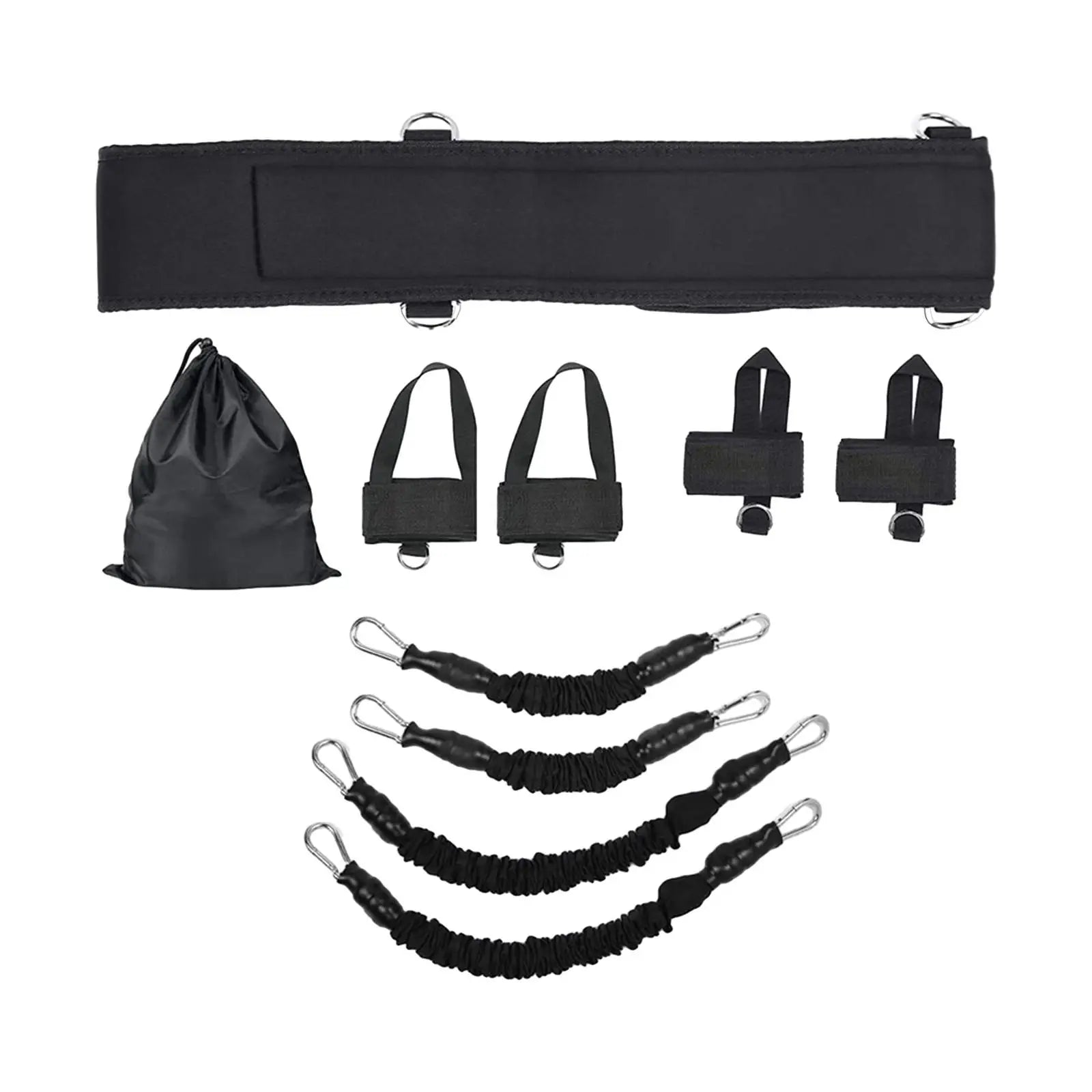 Boxing Resistance Bands Set Adjustable Waist Strap for Leg Strength Training Workout Fitness Exercise Home Gym