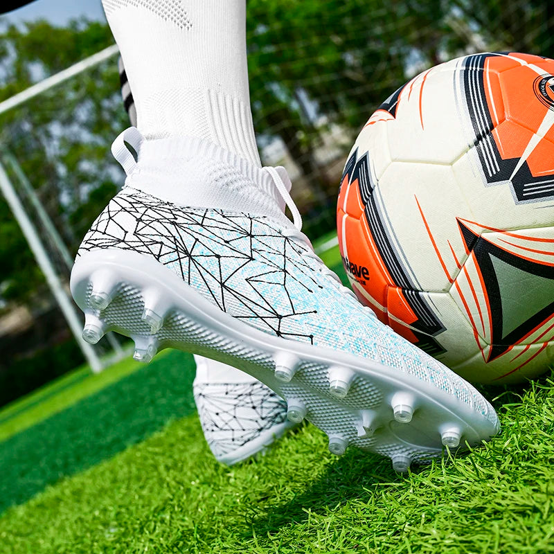 Men's safety wrapped anti-slip turf football shoes training football shoes sports shoes men's football shoes