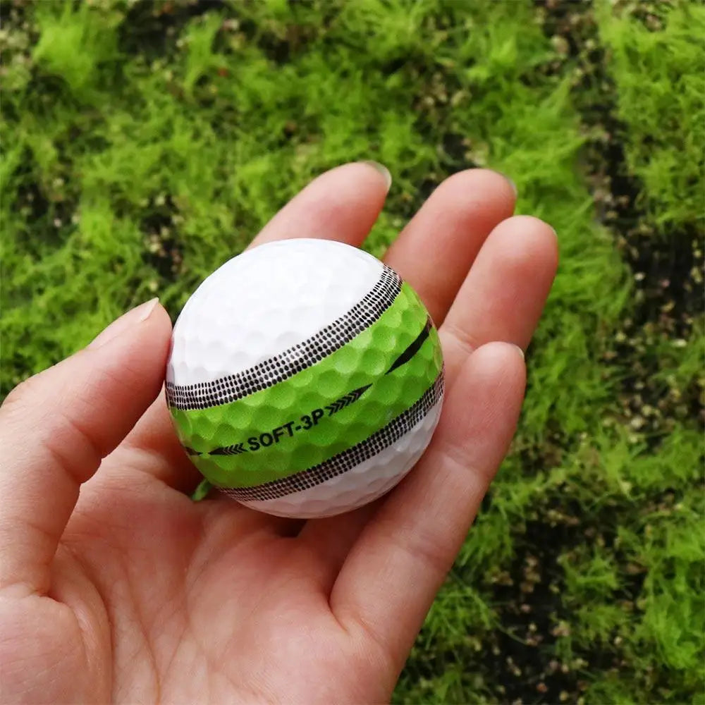 360 ° Aiming Golf Balls Three Layer Purple Golf Three Layer Ball Green Dark Blue Super Long Distance Golf Ball