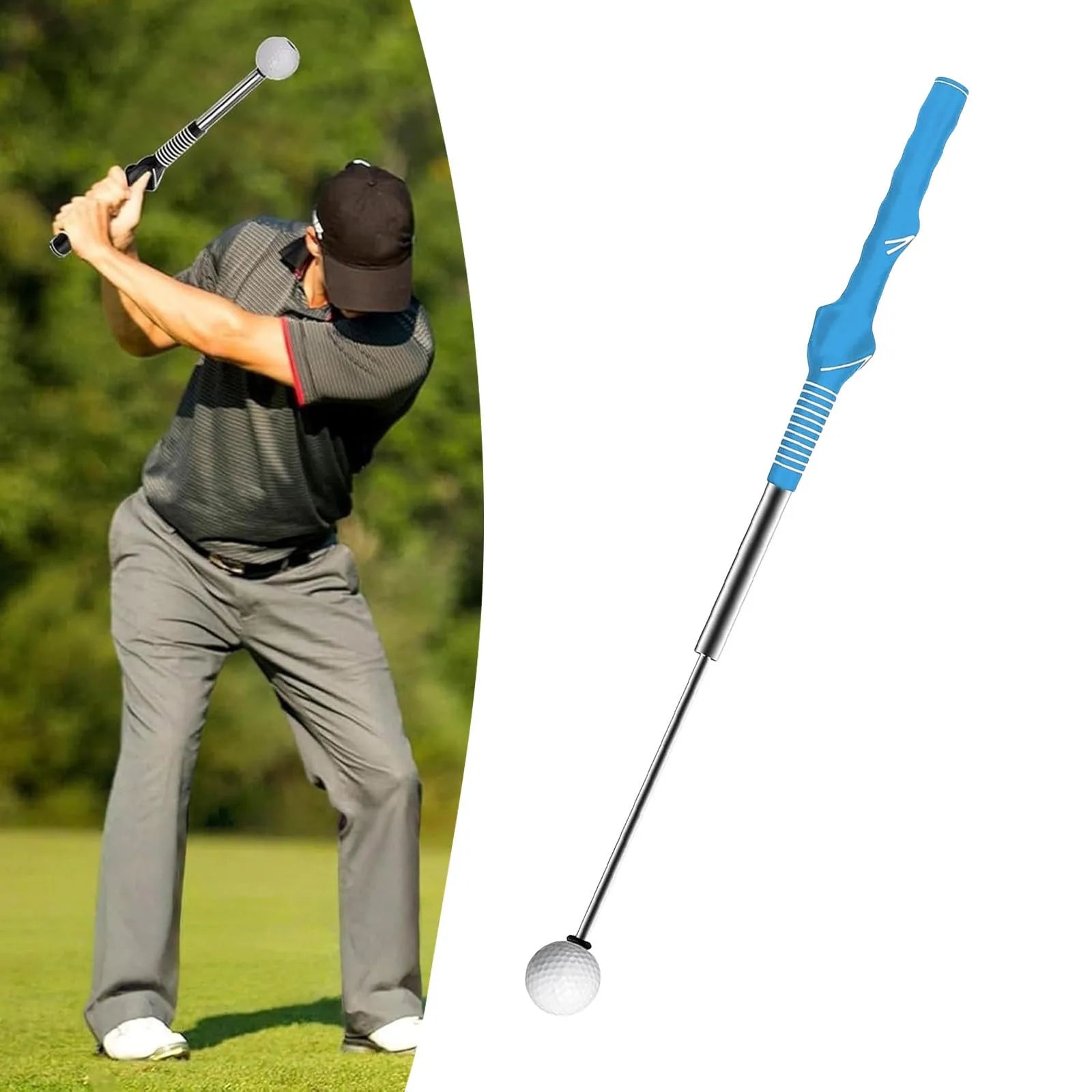 Golf Training Aids Golf Clubs Golf Retractable Swing Practice Stick Indoor Golf Sound Assistant Practitioner golf accessories