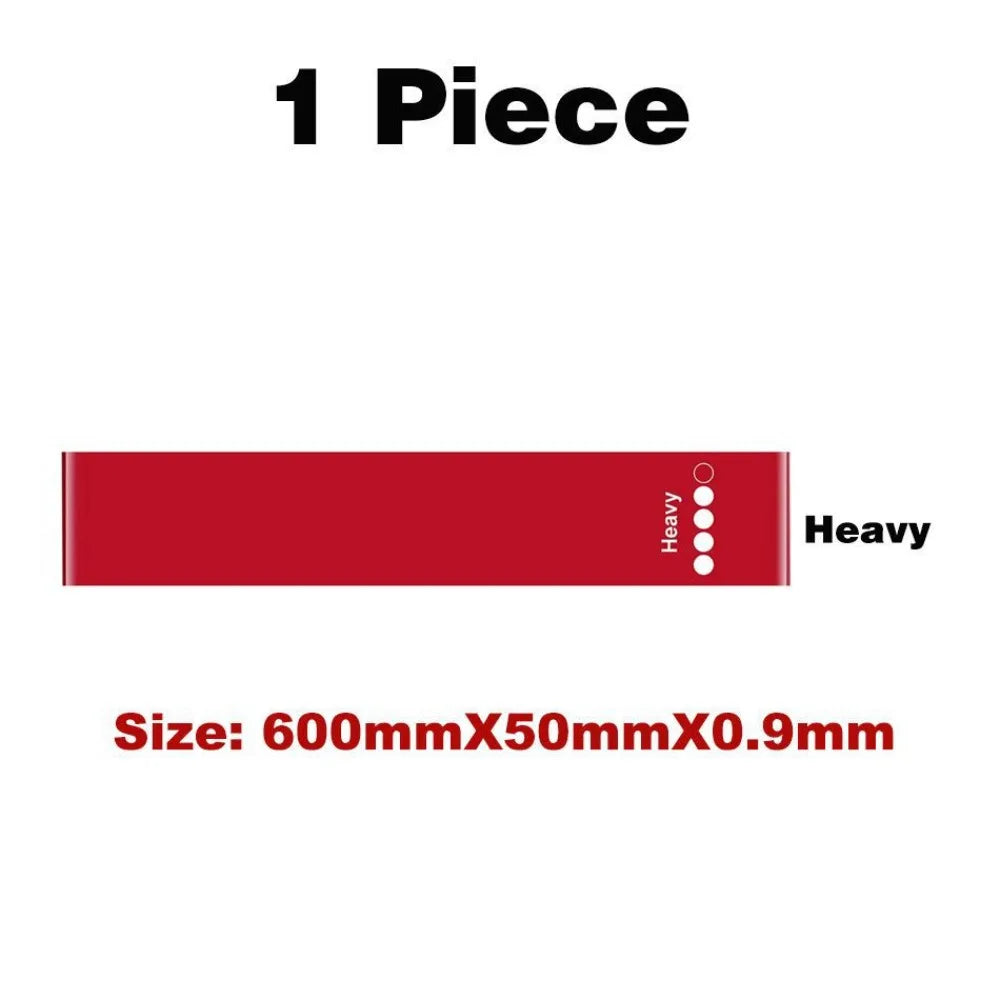 Strength Training TPE Resistance Bands Yoga Gym Equipment Exercise Loop Bands Elastic Rubber Loop Fitness Equipment Home Gym