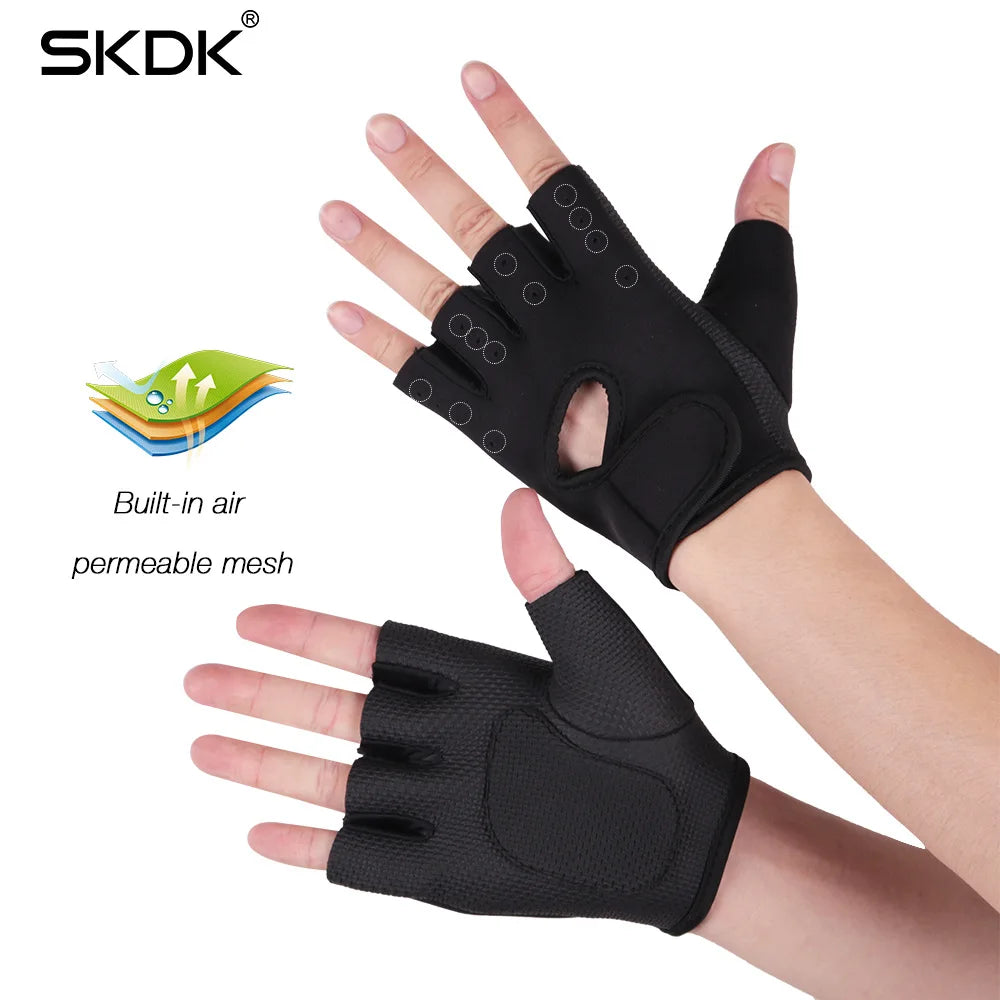 Sports Fitness Gloves Diving Cloth Equipment Non-slip Anti-vibration Handguards Gym Bench Press Barbell Fitness Protective Gear