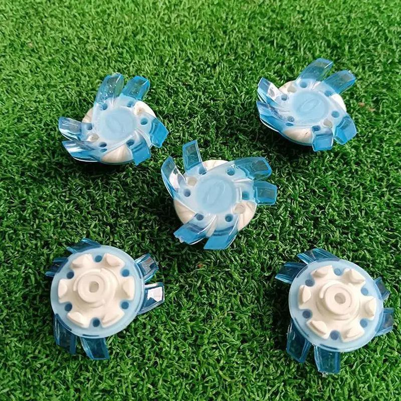 Golf Shoe Spikes Replacements 12 Pieces Footwears Anti Slip Golf Cleat Quick Twist Golf Spikes Golf Cleats Portable Wrench Screw