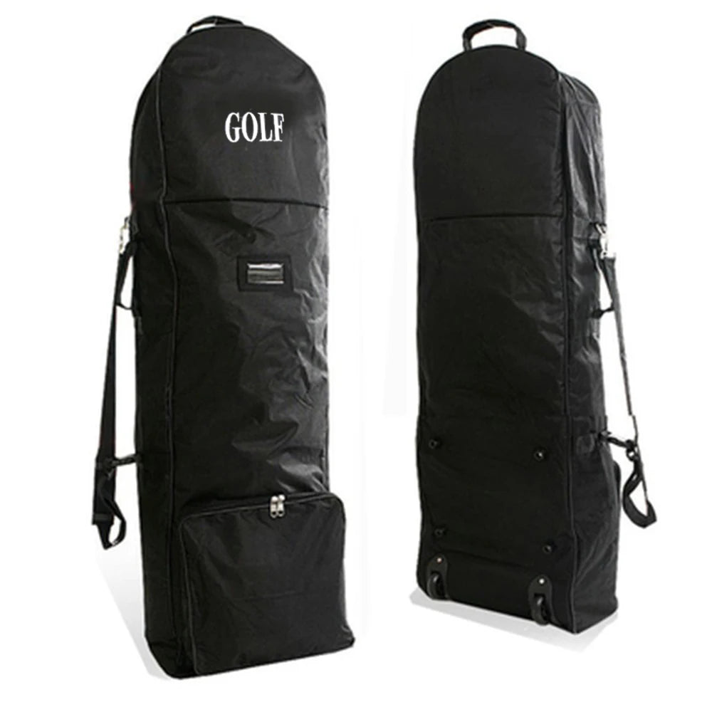 Golf Travel Bag Soft Foldable Portable Lightweight Practical Durable 600D Golf Club Bag Storage Bag Golf Aviation Bag