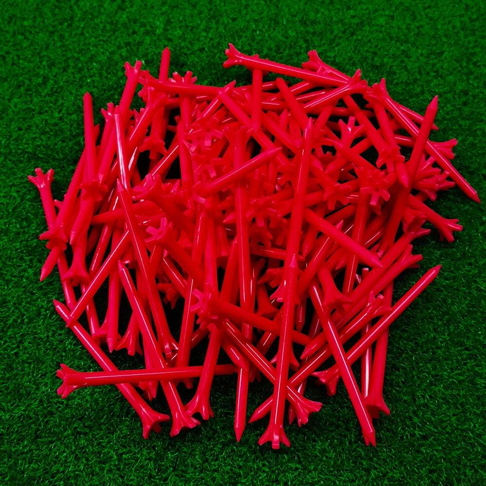 50-Pack Golf Tee Set - Unbreakable Golf Tees with Improved Durability, Reduced Friction, and Increased Drive Distance