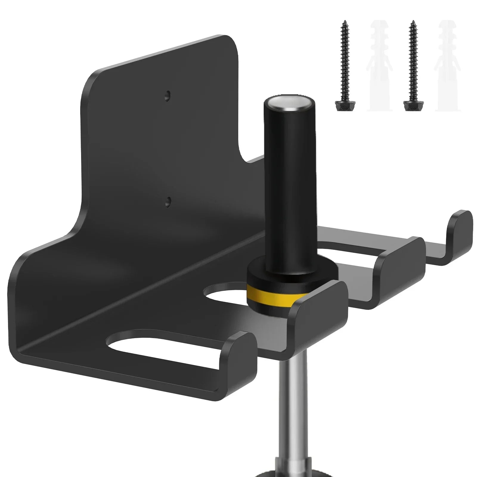 Vertical Barbell Storage Rack Interspaced Easy To Install Steel Coated Wall Barbell Holder With Rubber Pad Sturdy Space Saving