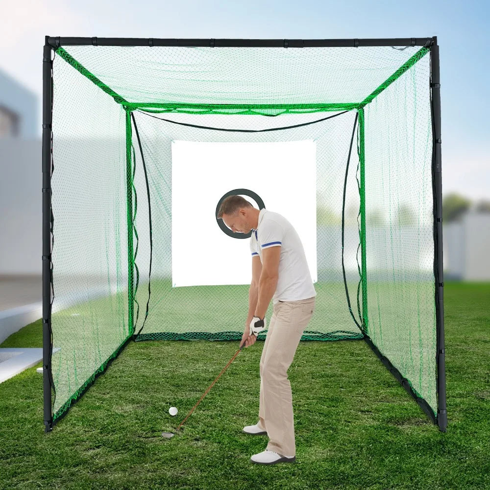 Golf Practice Net – Backyard Swing Trainer (250x250x250cm)