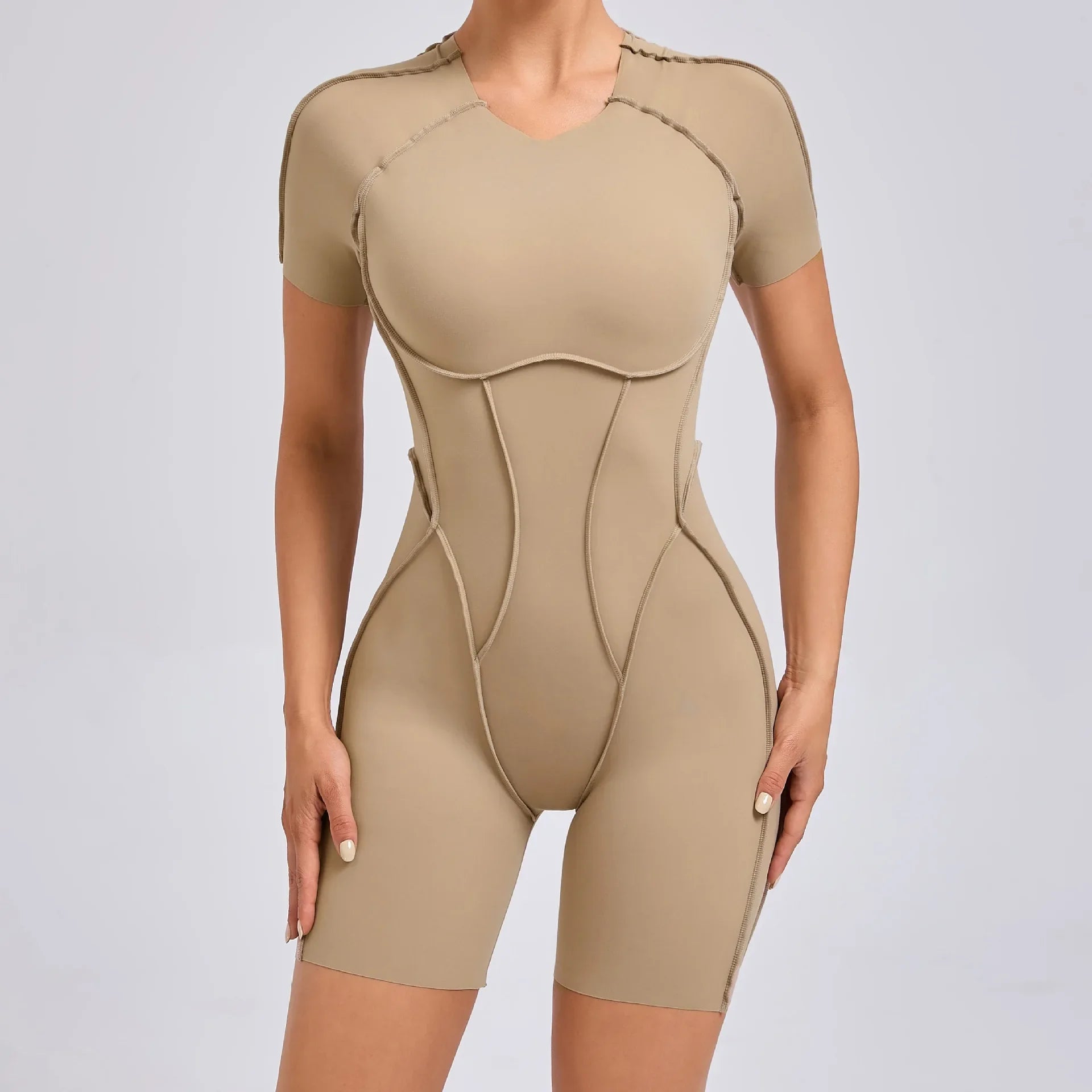 Seamless Yoga Jumpsuits Sports Fitness Splicing Hip-lifting One-Piece Tight Hollow-out Beauty Back Gym Workout Clothes for Women
