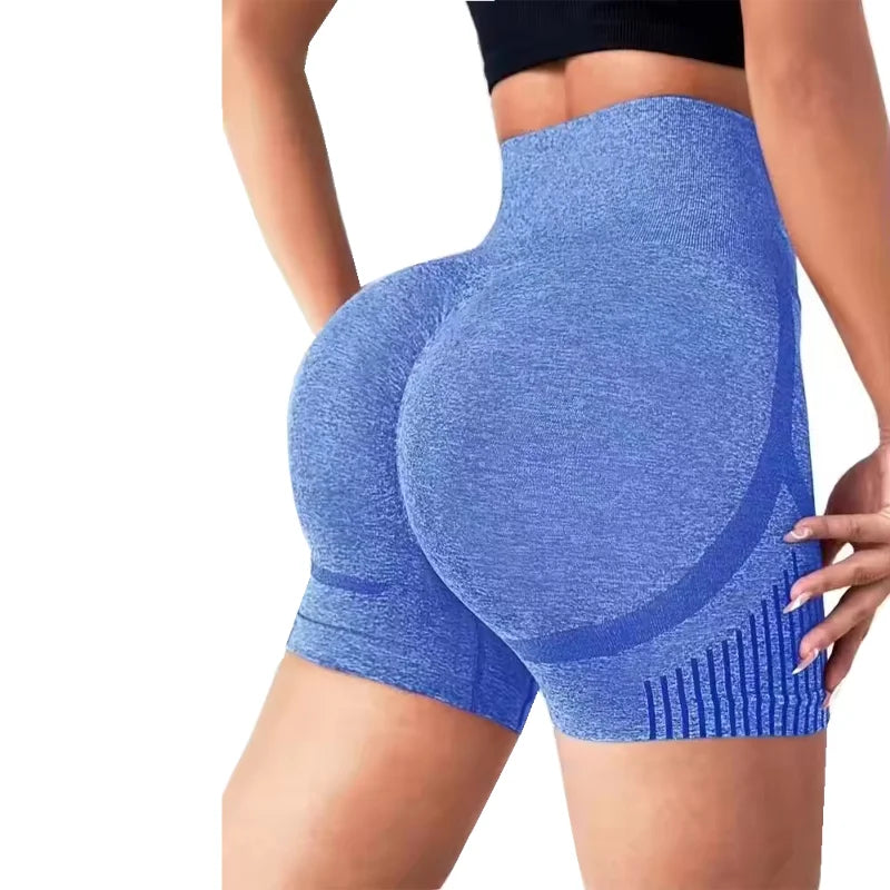 Women Yoga Shorts High Waist Workout Shorts Fitness Yoga Lift Butt Fitness Ladies Yoga Gym Running Short Pants Sportswear