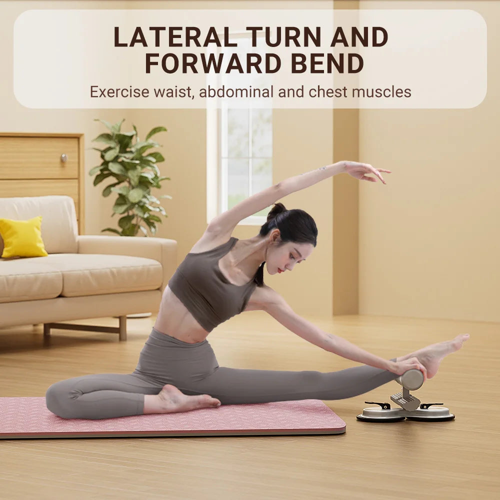 Sit Up Equipment Suction Cups Assistant Ankle Support Abdominal Workout Fitness Adjustable Sports Fitness Physical Exercise