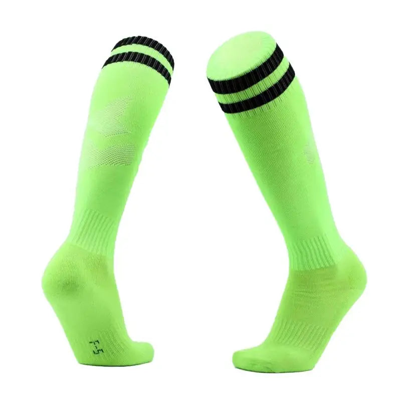 1 Pair Football Sports Socks Long Knee Cotton Spandex Kids Legging Stockings Soccer Baseball Ankle Adults Children Socks