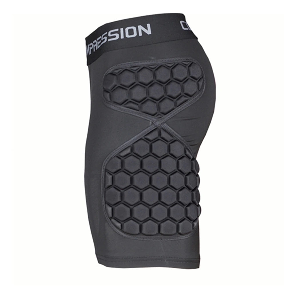 Football Soccer Goalkeeper Shorts EVA Sponge Protective Rugby Skateboard Training Shorts Hip Pad Sports Safety