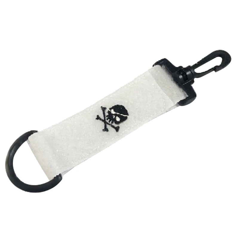 Double Sided Golf Balls Hands Cleaning Clubs Golf Towel Clip with Carabiner Hook 448D