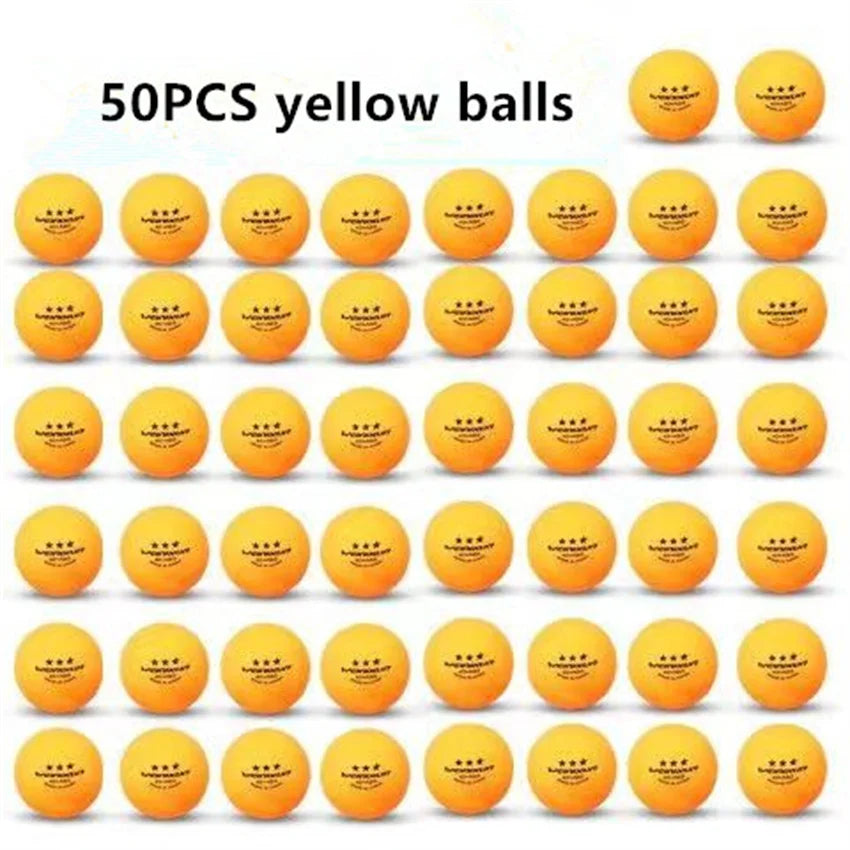 3-star Table Tennis Balls New Material A40 High-elastic Durable Training Table Tennis Balls Ping-Pong Balls
