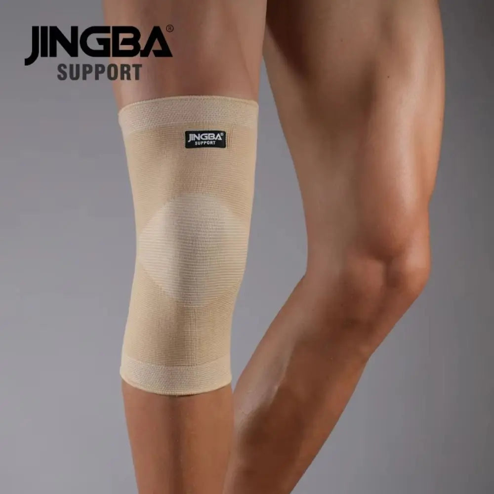 Sports Safety Nylon Compression Knee Pads Nude Elastic Knee Patella Protector Knee Sleeve Support Unisex