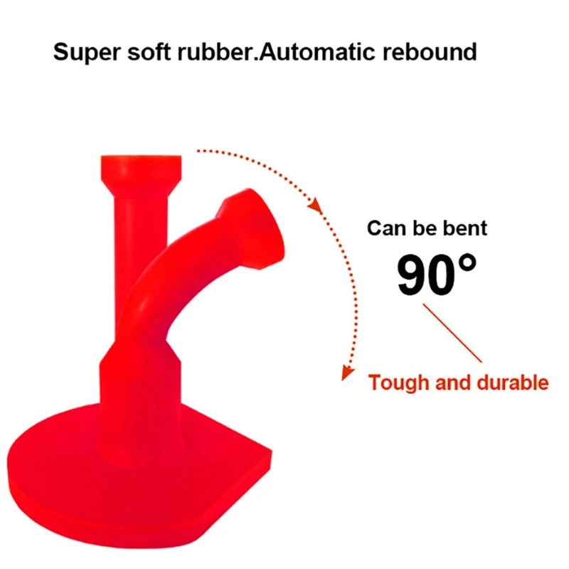 Golf Rubber Tees Driving Range Golf Tees Holder Durable Golf Opening Shape Rubber Tees for Indoor Outdoor Practice Mat